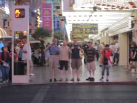A few of the CommVEx 2011 attendees on Fremont Street A few of the CommVEx 2011 attendees on Fremont Street